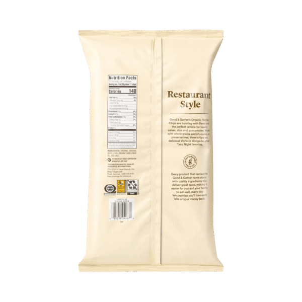 Organic White Corn Tortilla Chips - Image 2